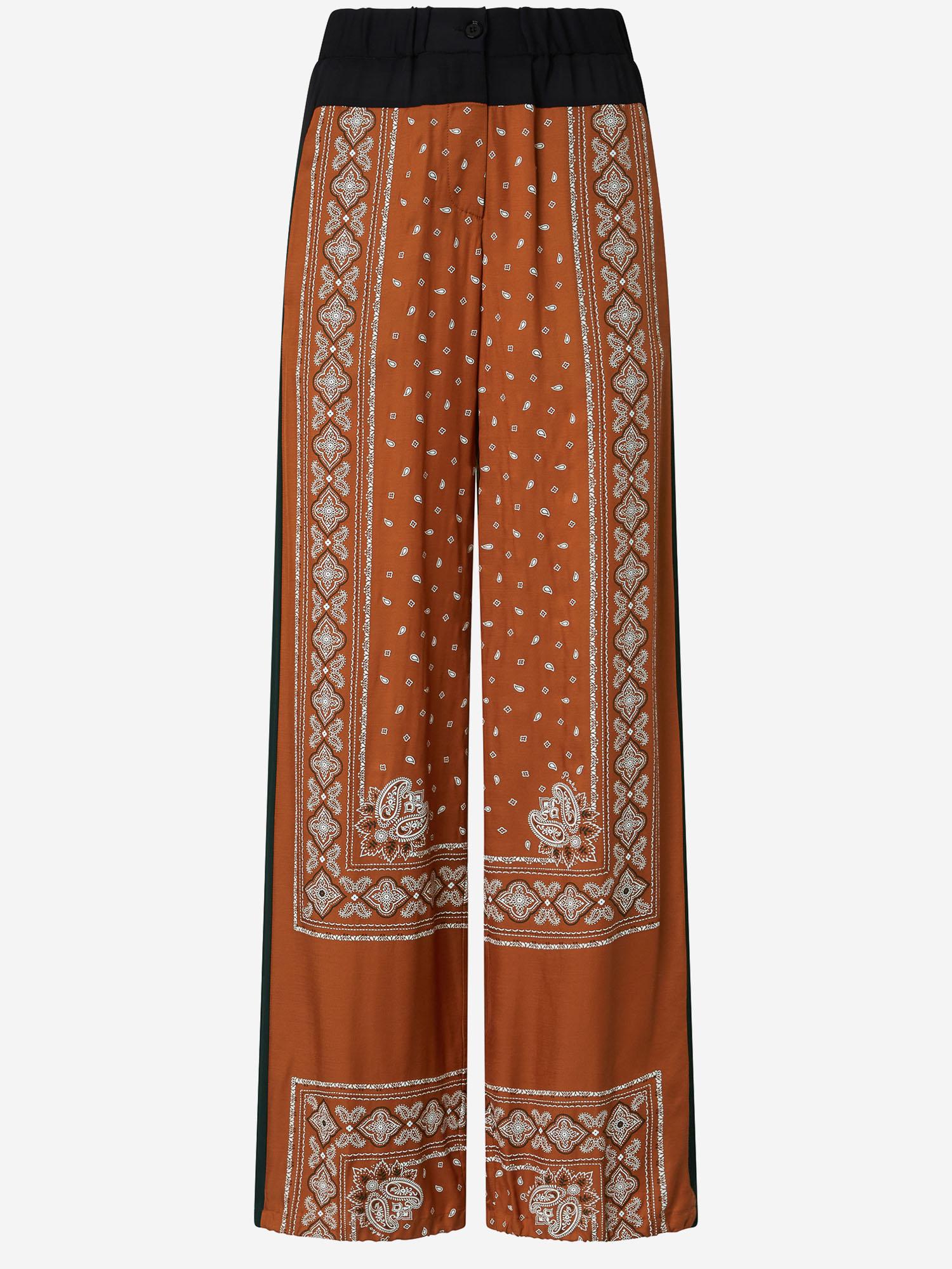 PANTALONI AMPI CON MOTIVO BANDANA