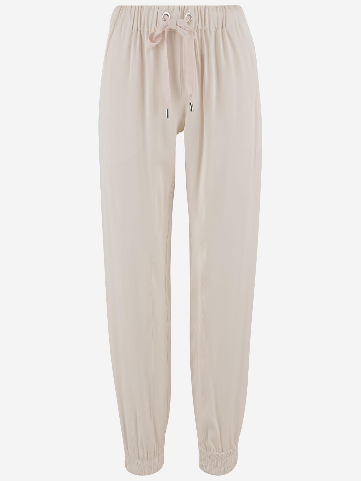 PANTALONI VALENTINA JOGGERS IN SETA E VISCOSA