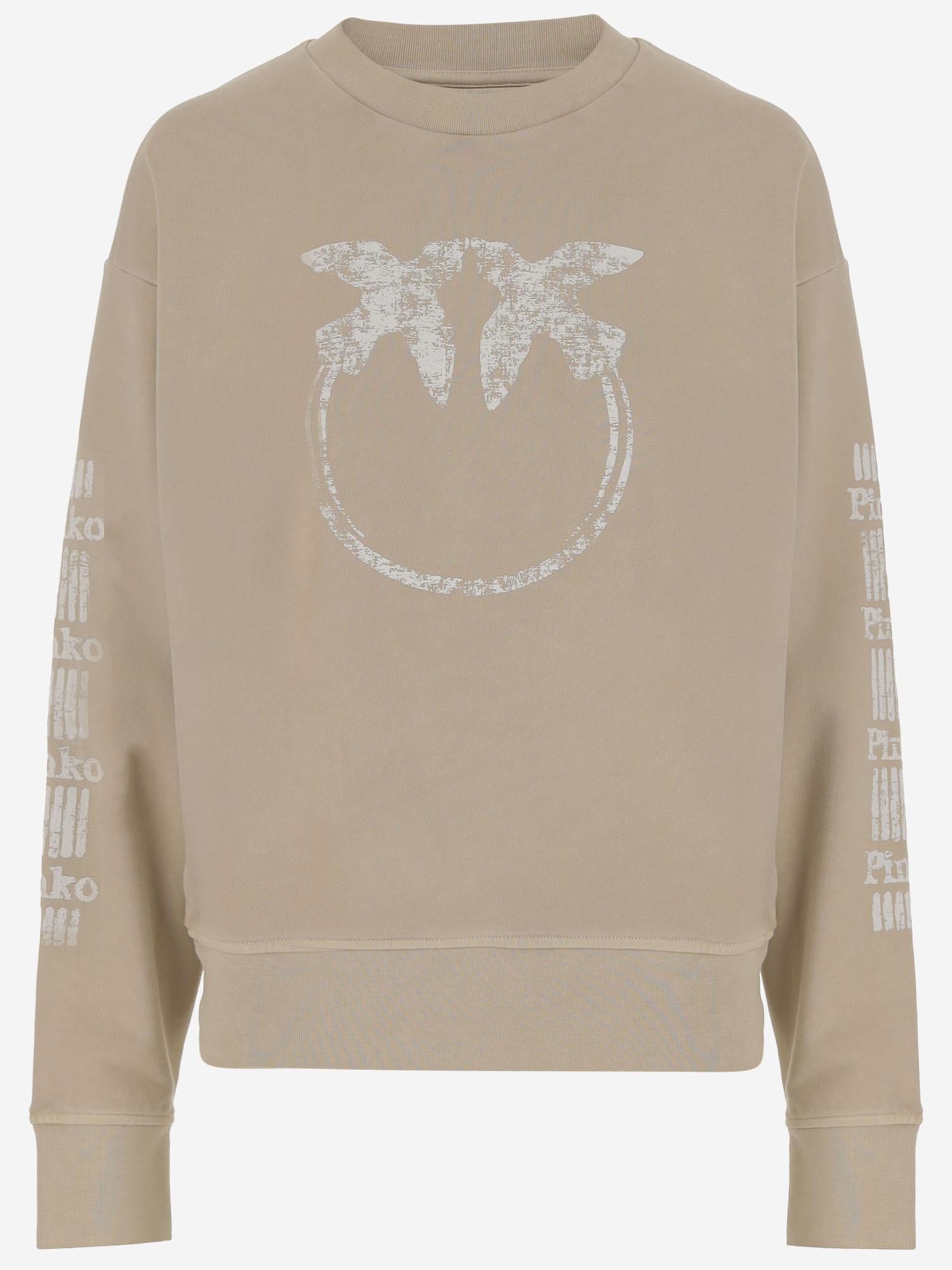 FELPA IN COTONE CON LOGO