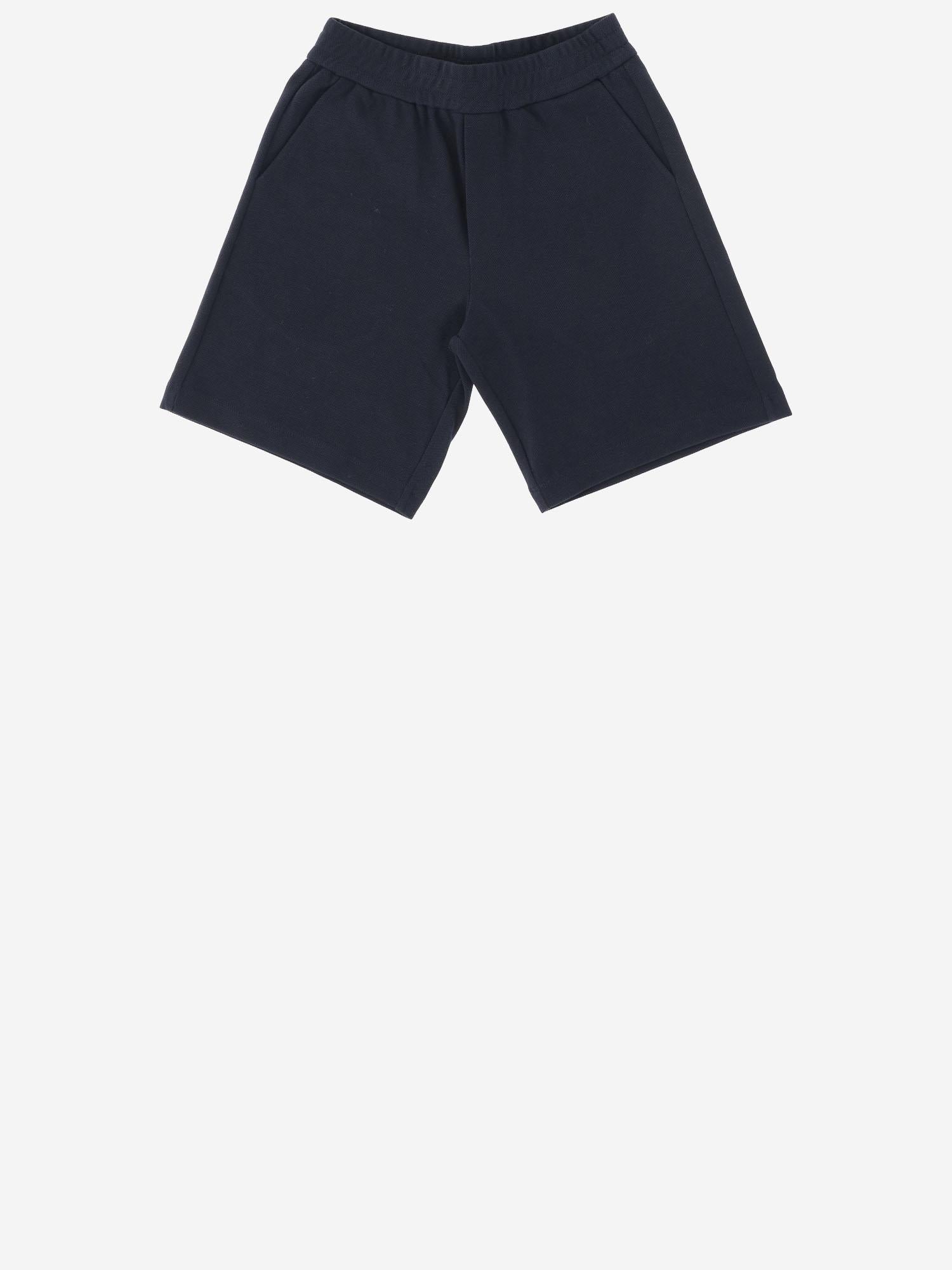 PANTALONI CORTI IN COTONE