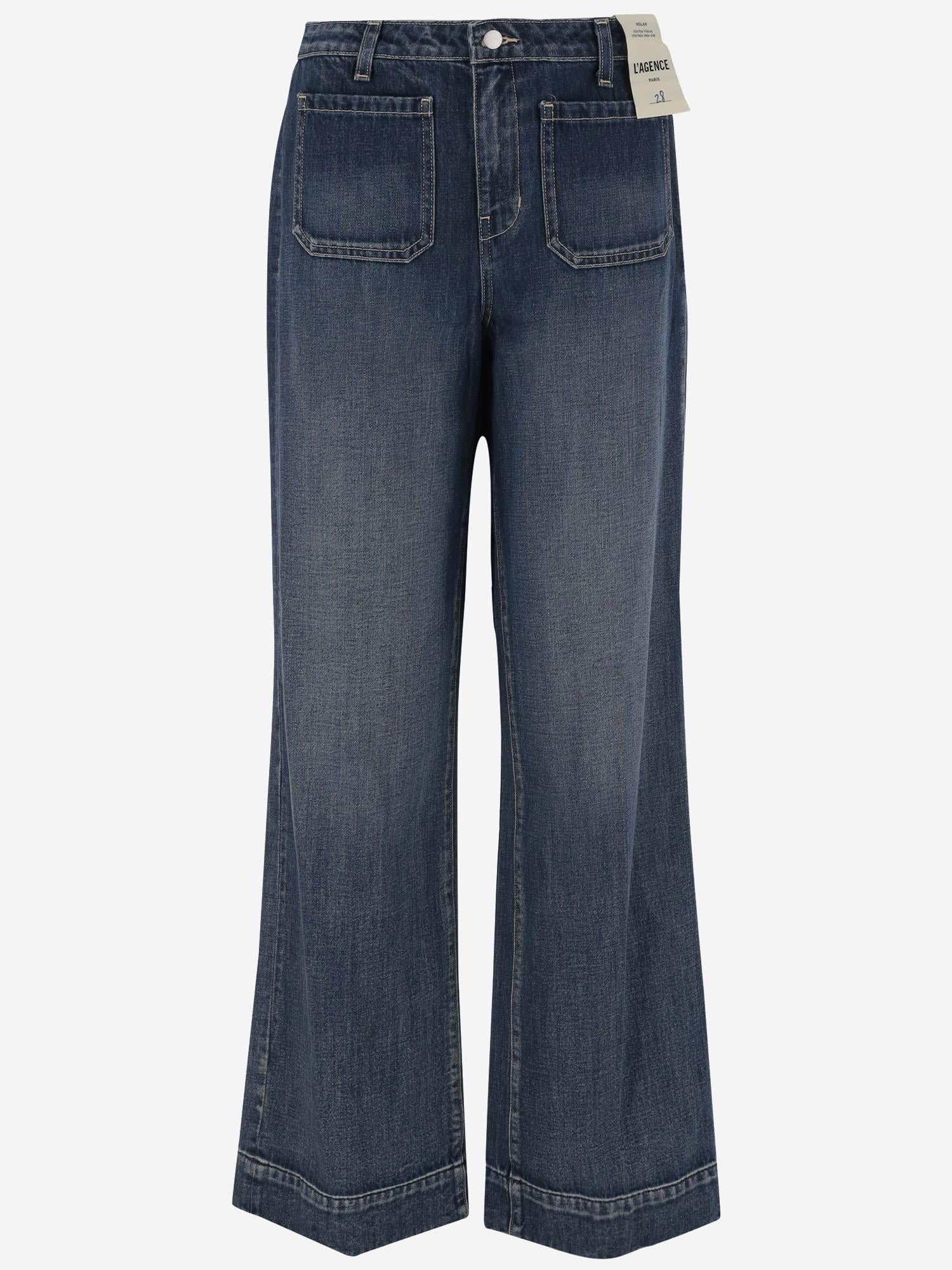 JEANS A PALAZZO WASHED