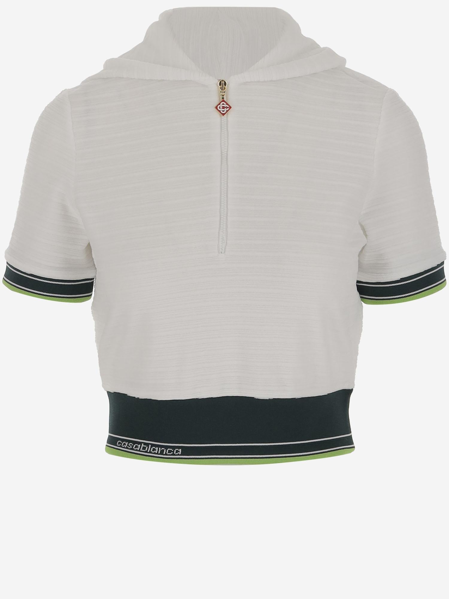 TOP HIPPIE TENNIS IN MISTO COTONE STRETCH