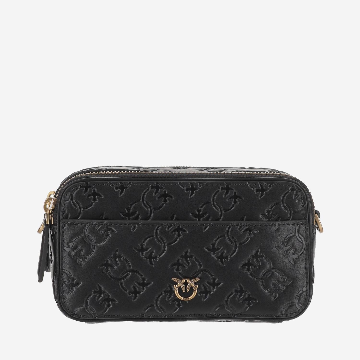 BORSA A TRACOLLA IN PELLE MONOGRAM