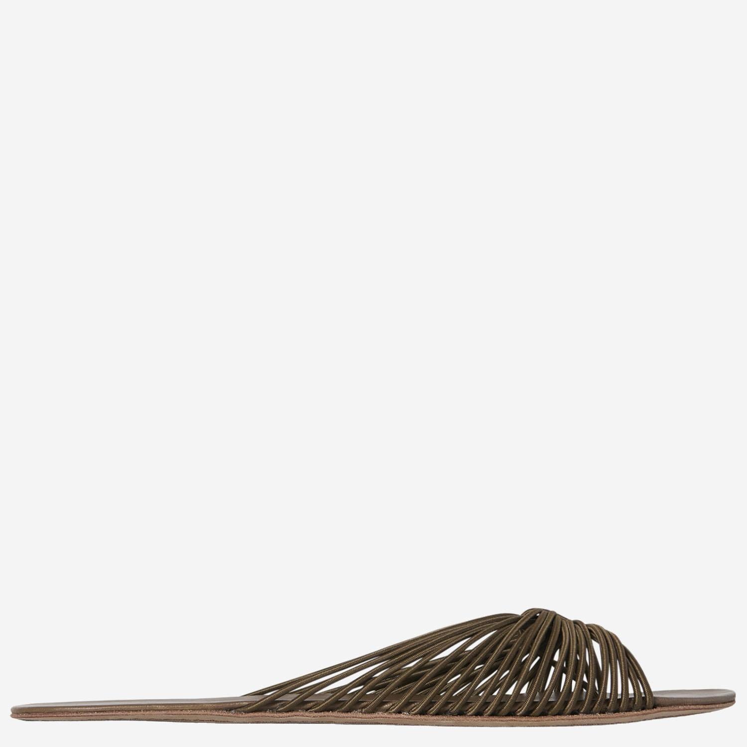 SANDALI SARA CON ELASTICO E PELLE