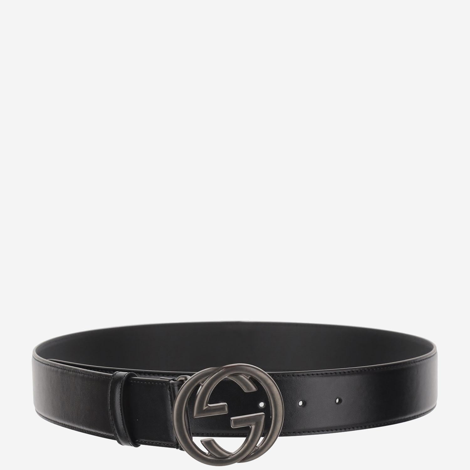 CINTURA IN PELLE NERA