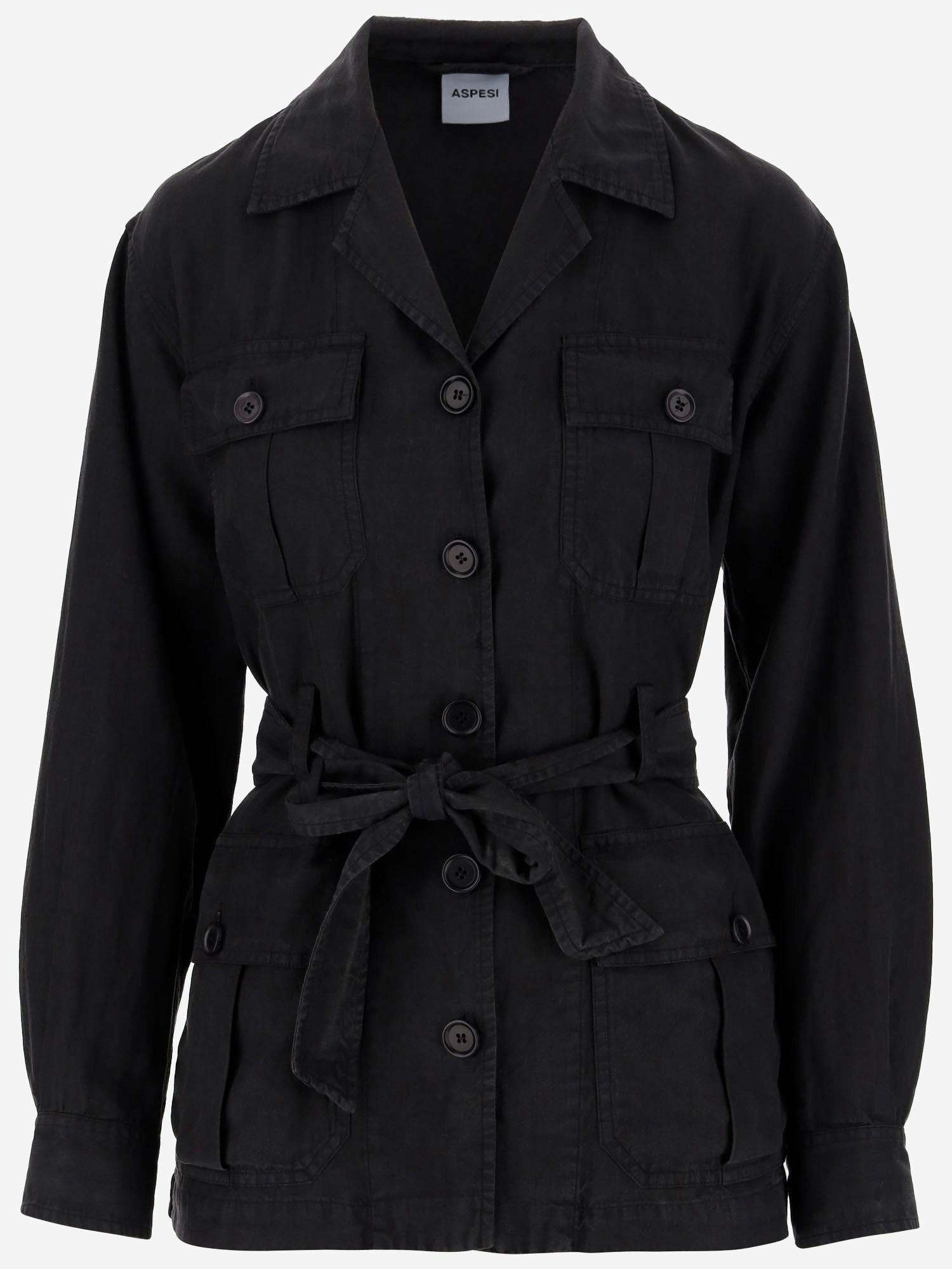 GIACCA SAHARIANA CON CINTURA