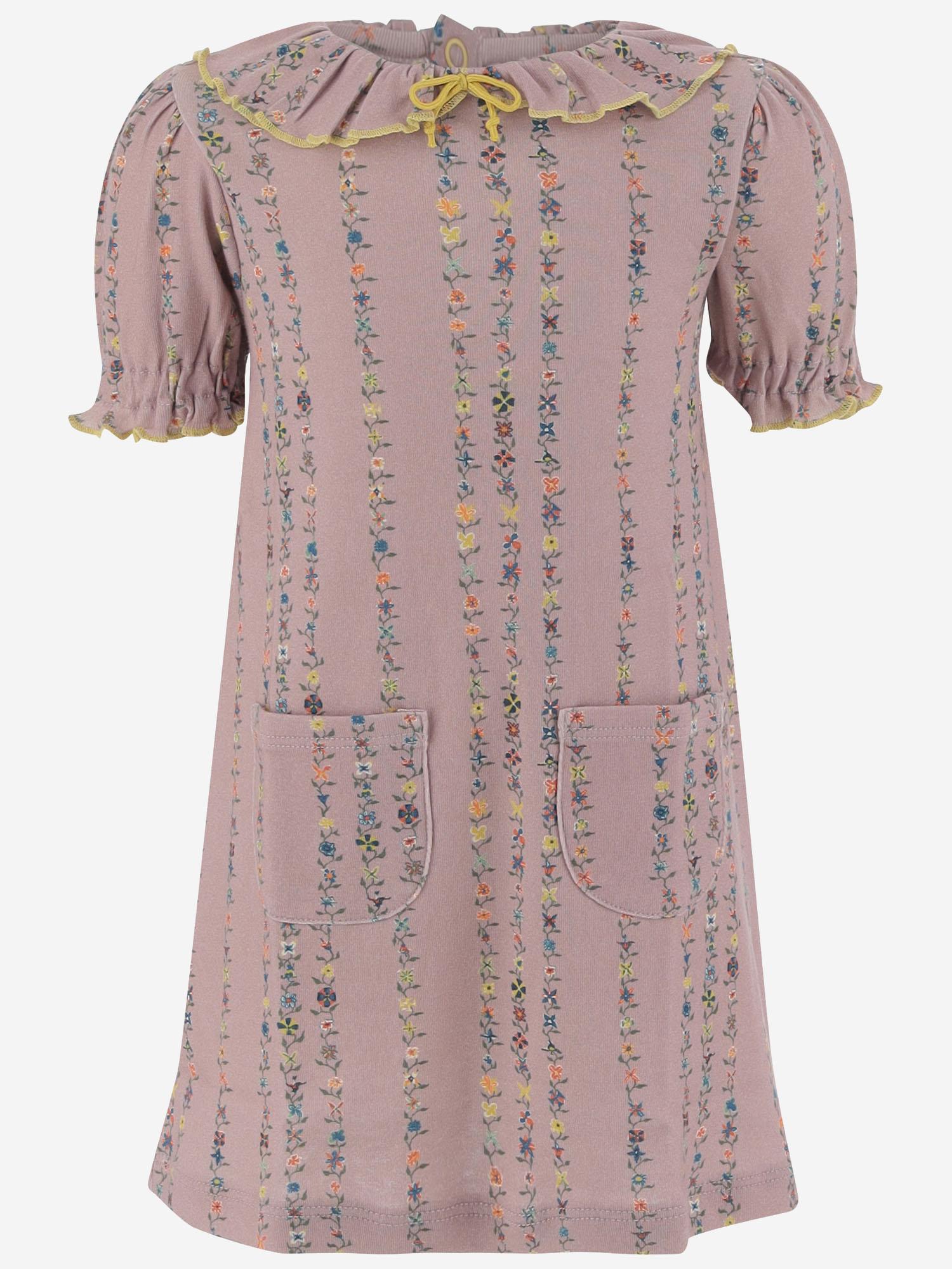 ABITO IN COTONE CON MOTIVO FLOREALE