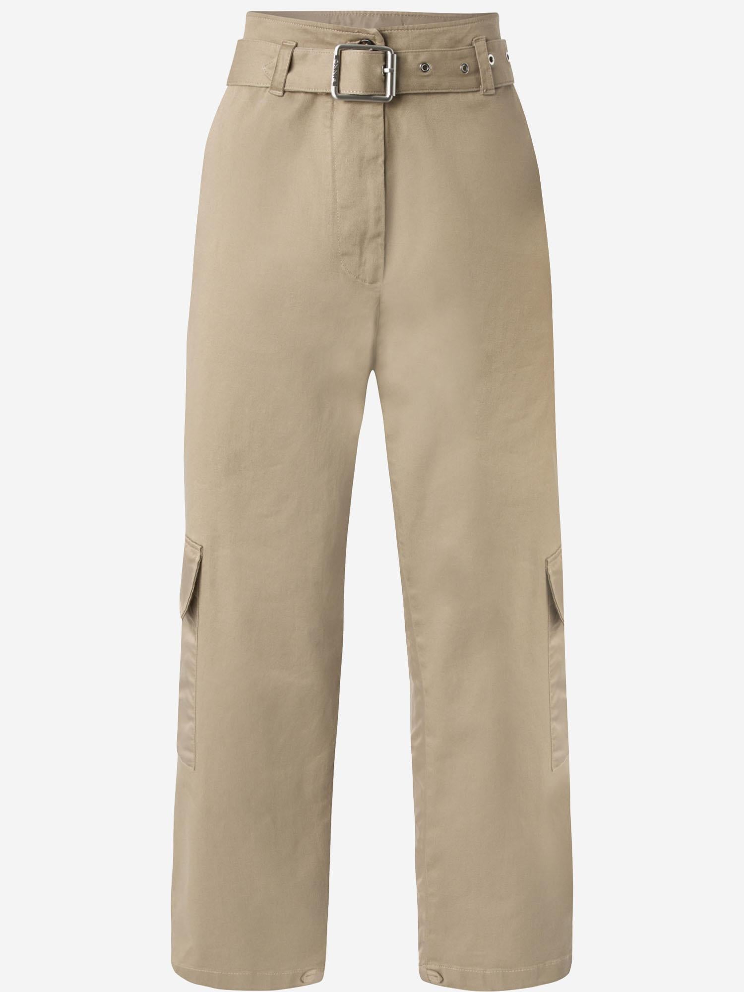 PANTALONI CARGO IN GABARDINA DI COTONE STRETCH