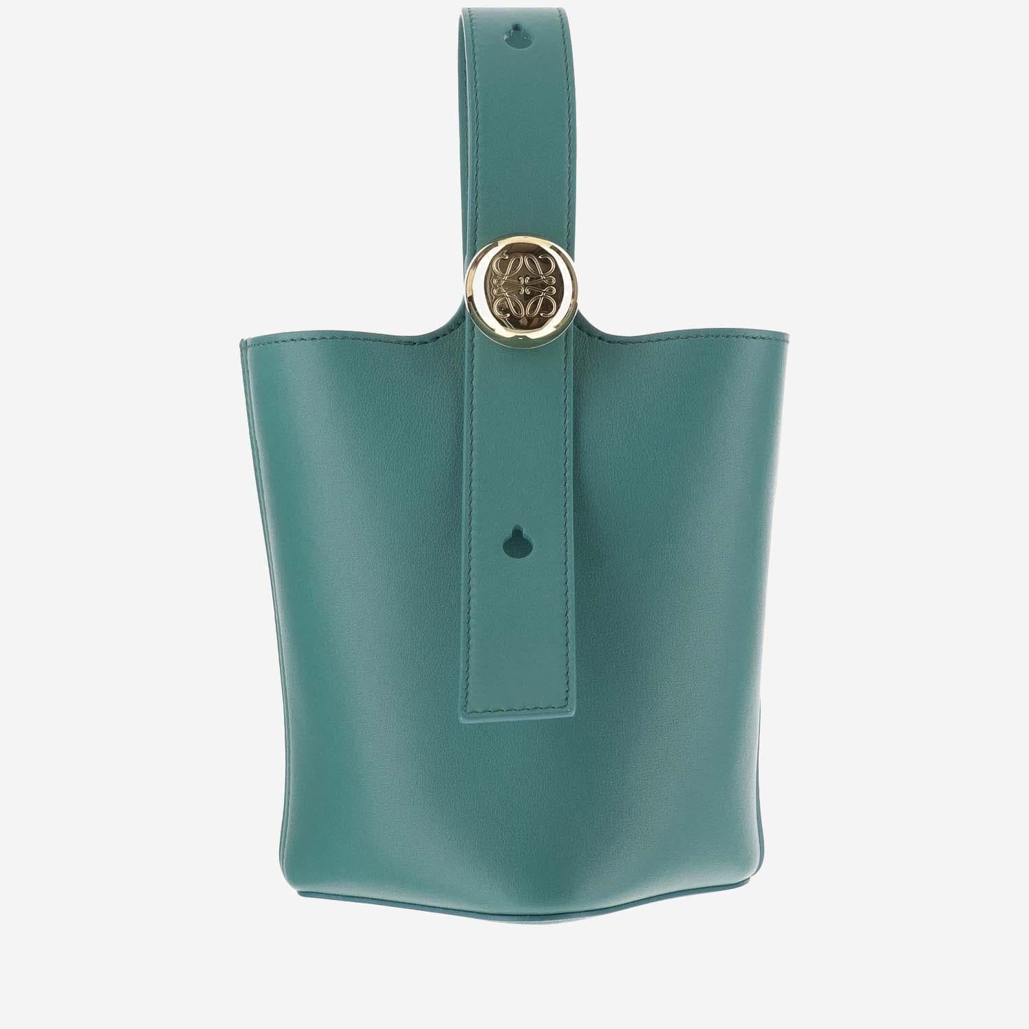 BORSA PEBBLE MEDIA IN PELLE