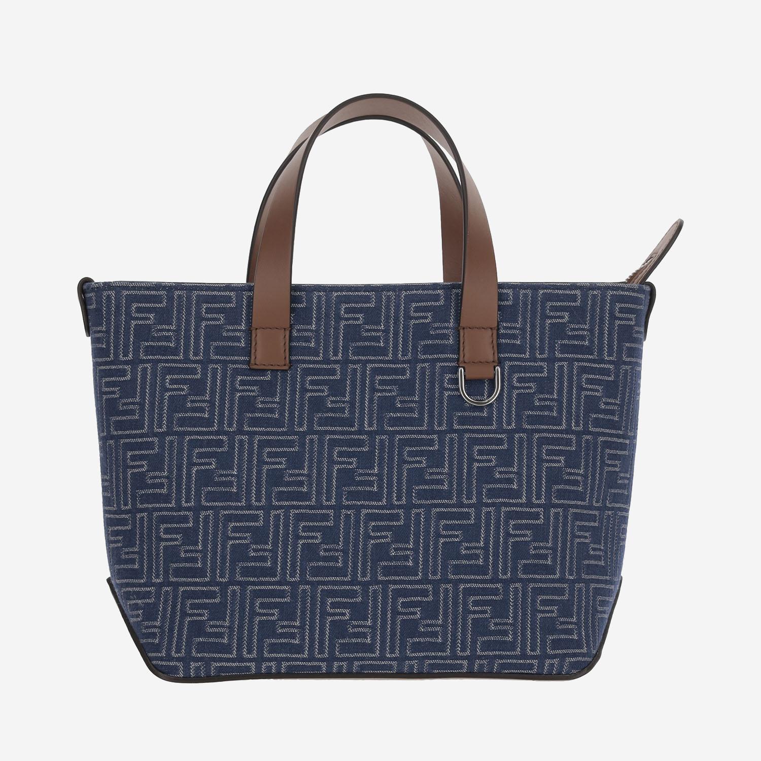 Borsa a mano con motivo FF