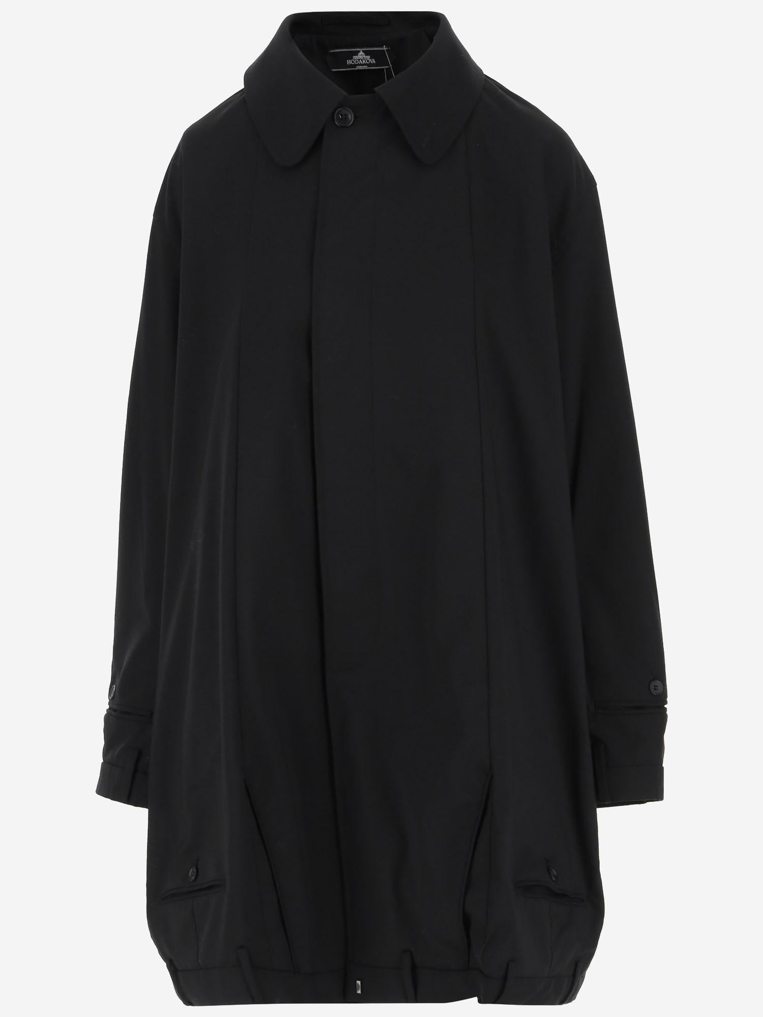 GIUBBOTTO UPSIDE DOWN IN MISTO LANA STRETCH