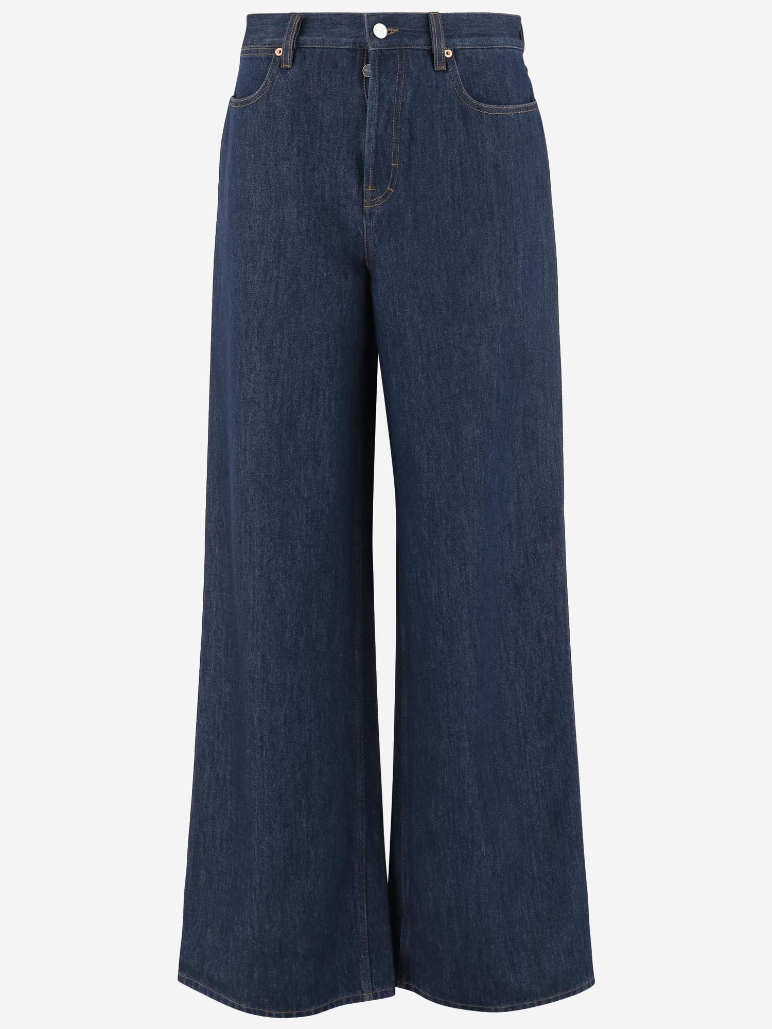 JEANS LARGO 5 TASCHE IN DENIM