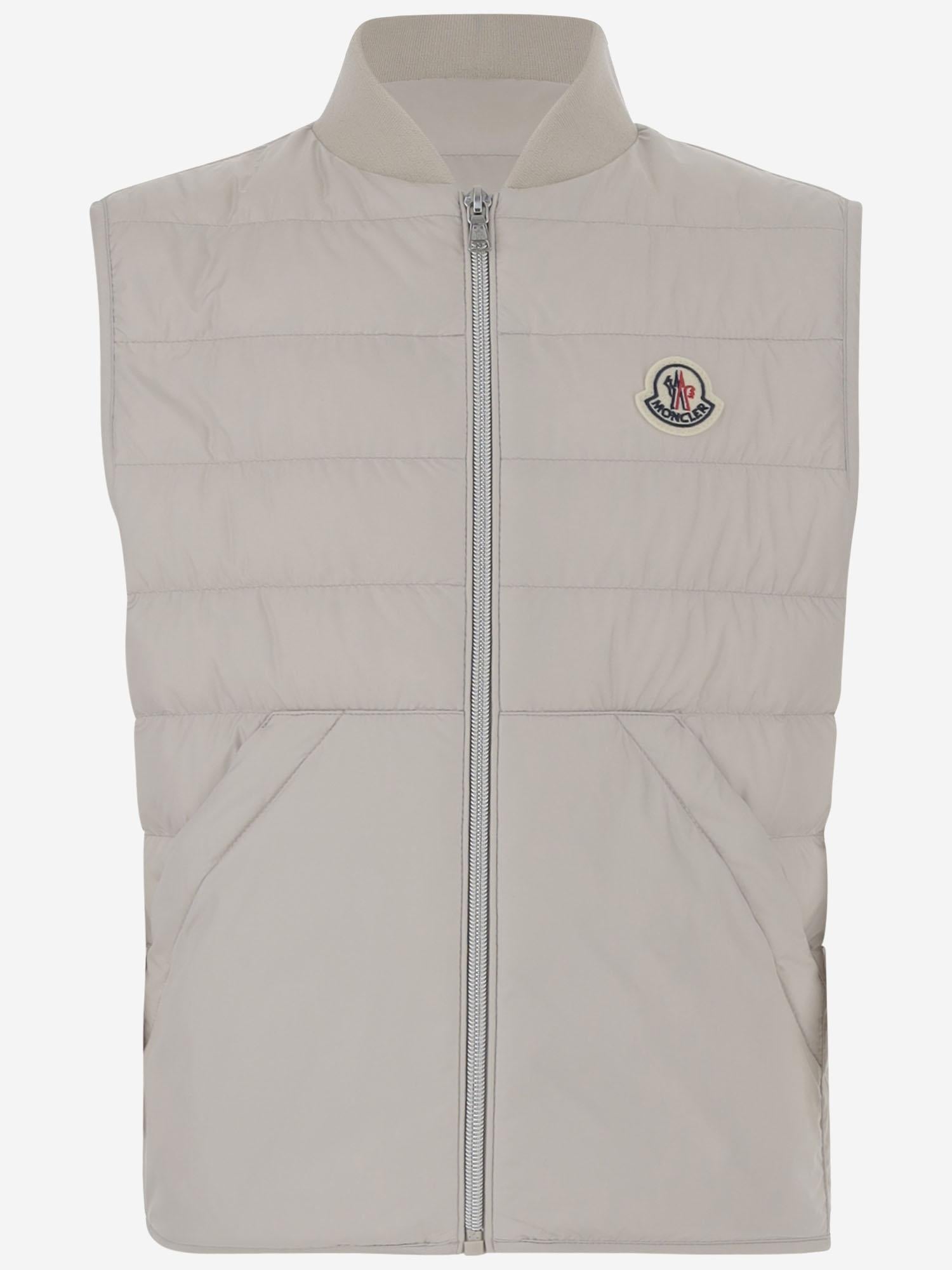 GILET CON LOGO IN NYLON