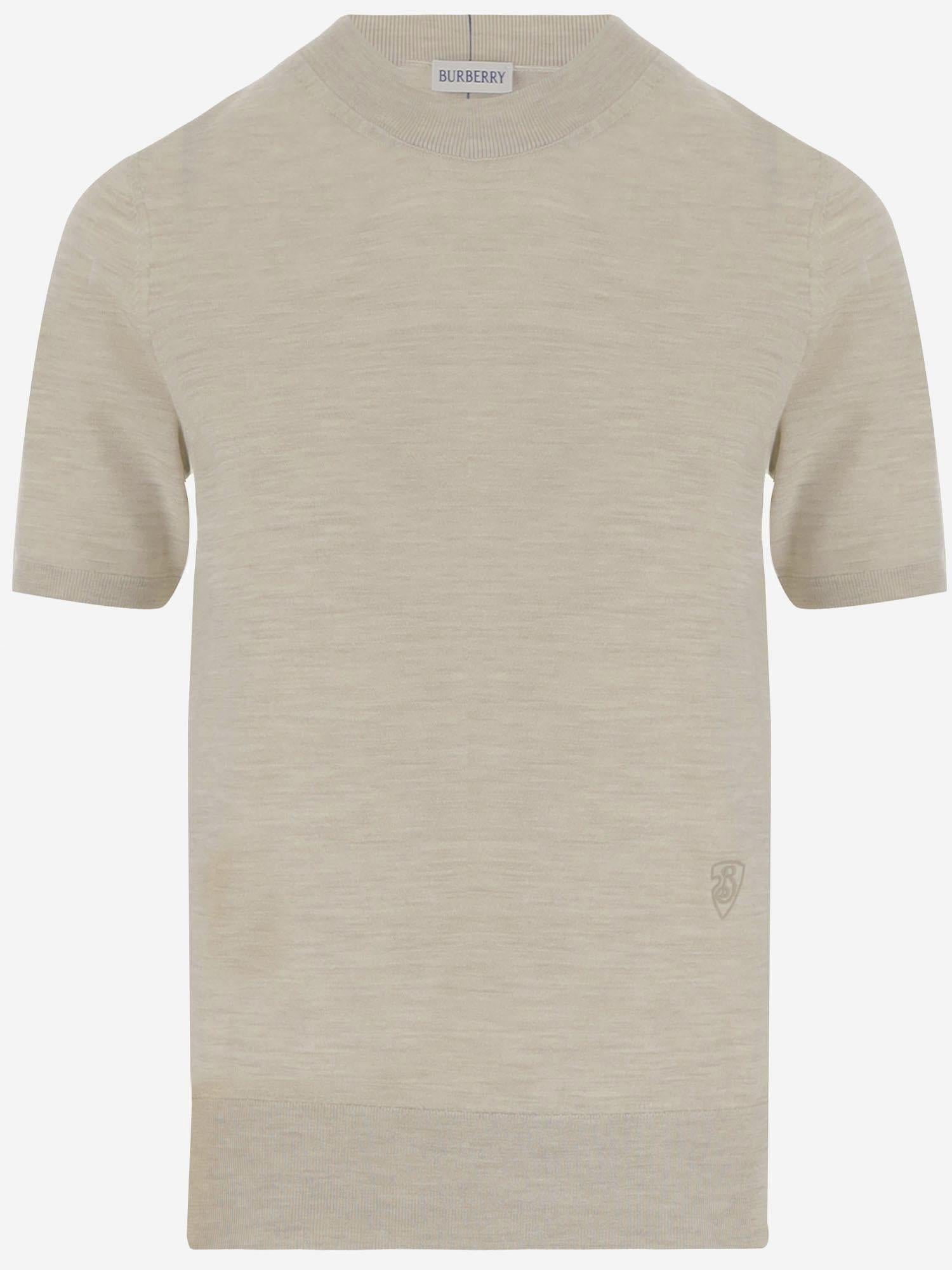 T-SHIRT IN MAGLIA DI LANA