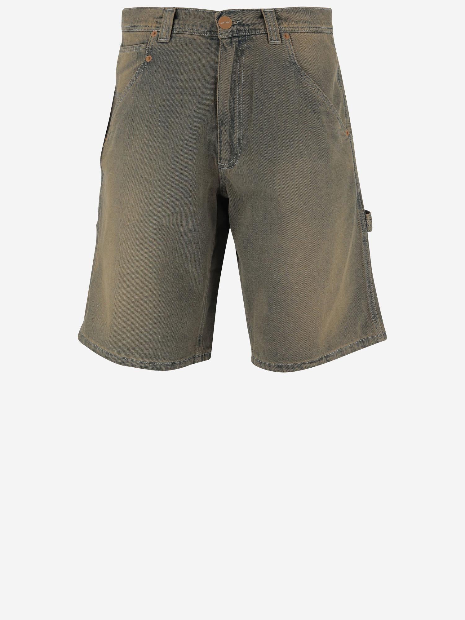 PANTALONI CORTI IN COTONE