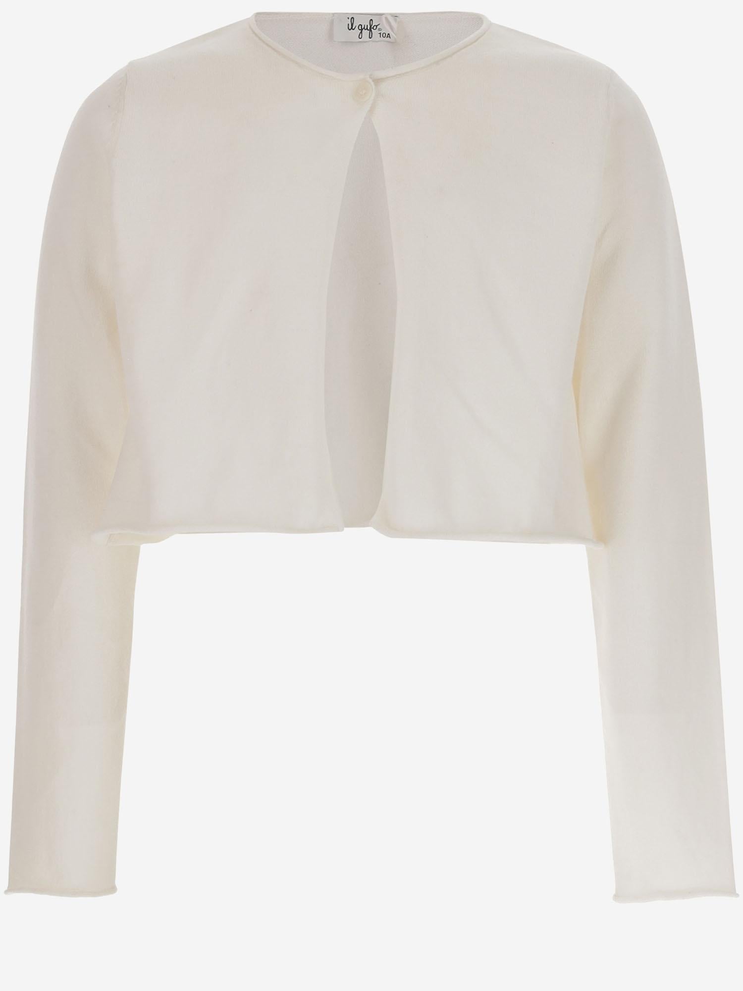 CARDIGAN CORTO IN COTONE