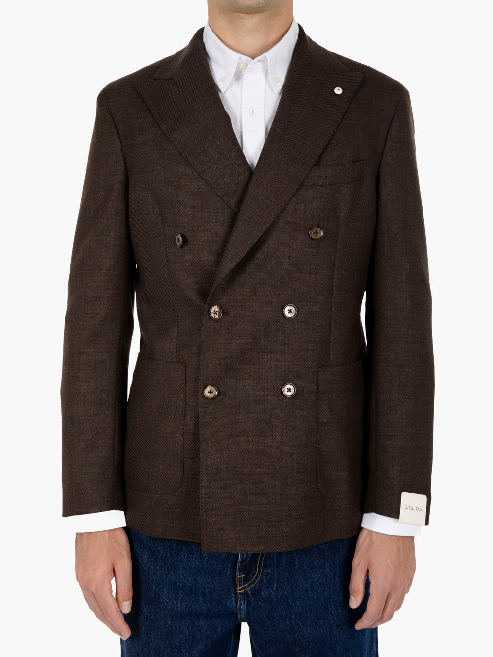 Blazer doppiopetto mattone