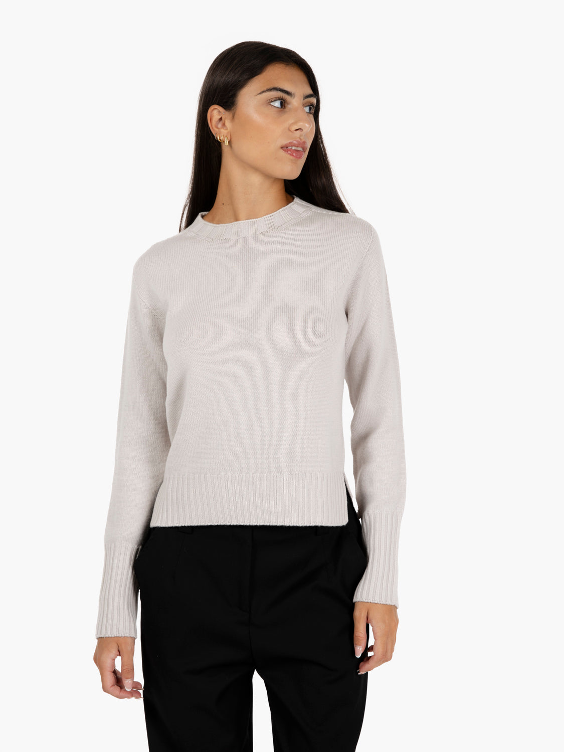 Maglione a scatola girocollo ghost