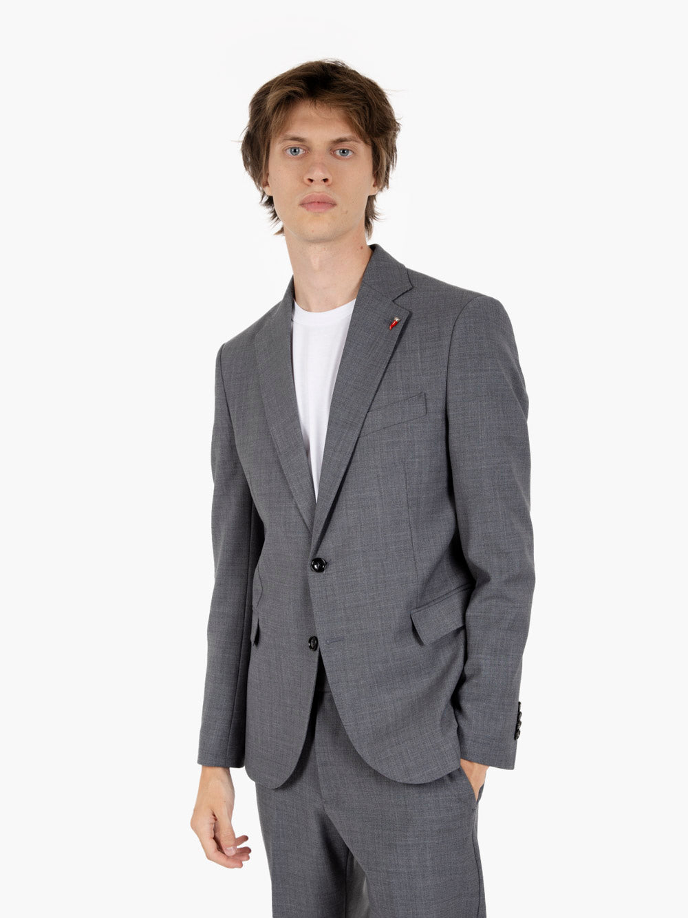 Abito in misto lana Detroit grigio