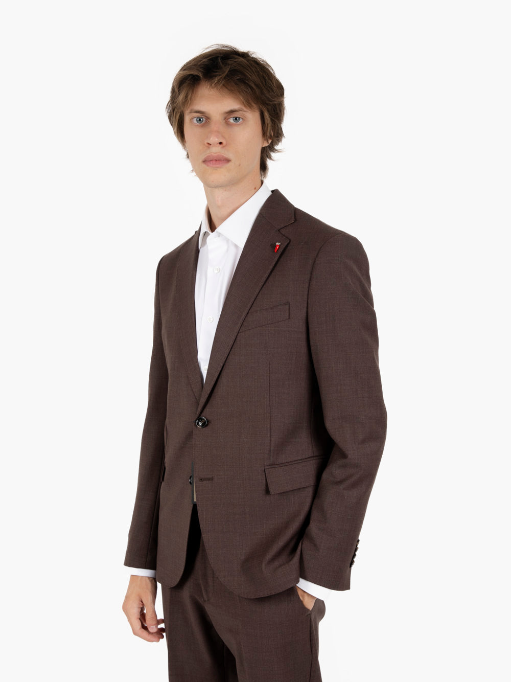 Abito in misto lana Detroit moro