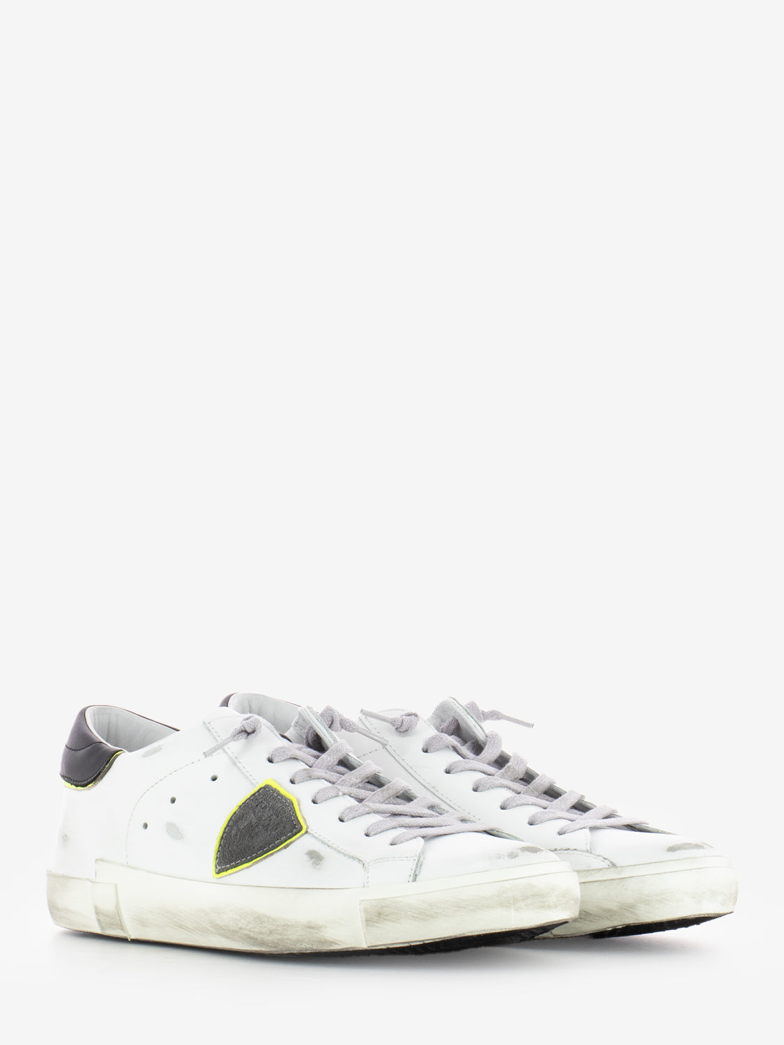 PRSX Low Man Veau Vintage blanc / noir