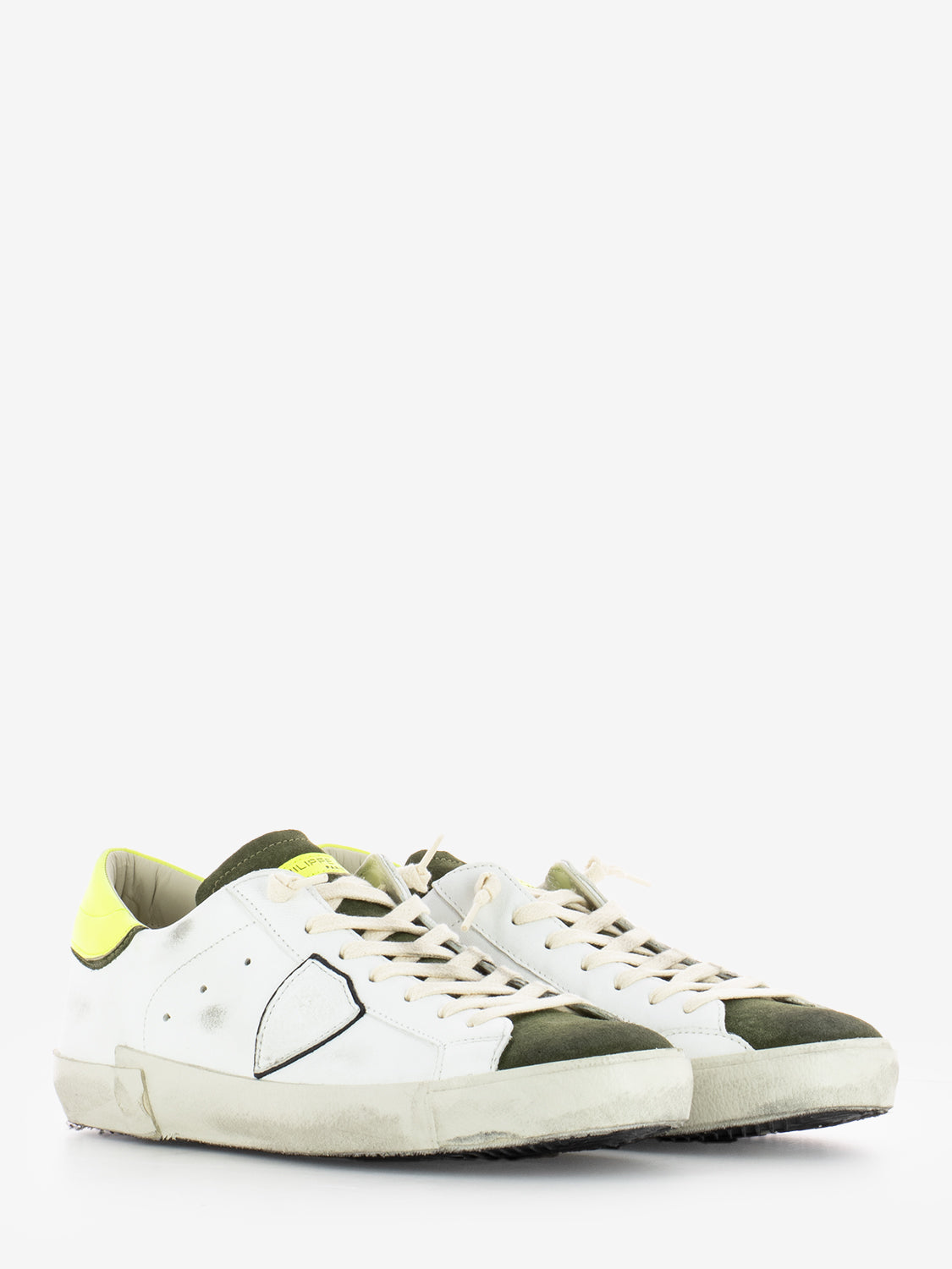 Prsx low Man vintage mixage blanc / militaire