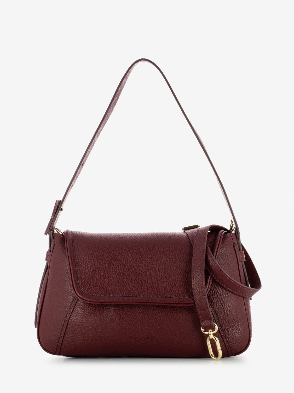 Borsa California con patta vino