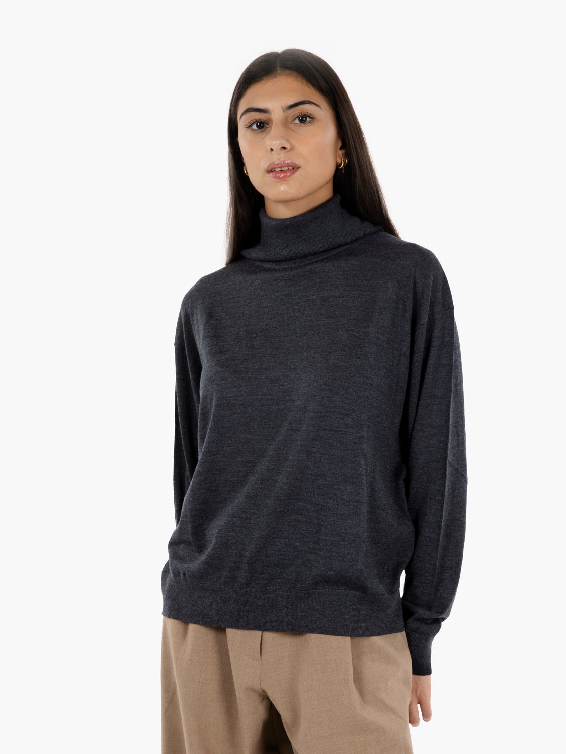 Dolcevita Mirella merino antracite