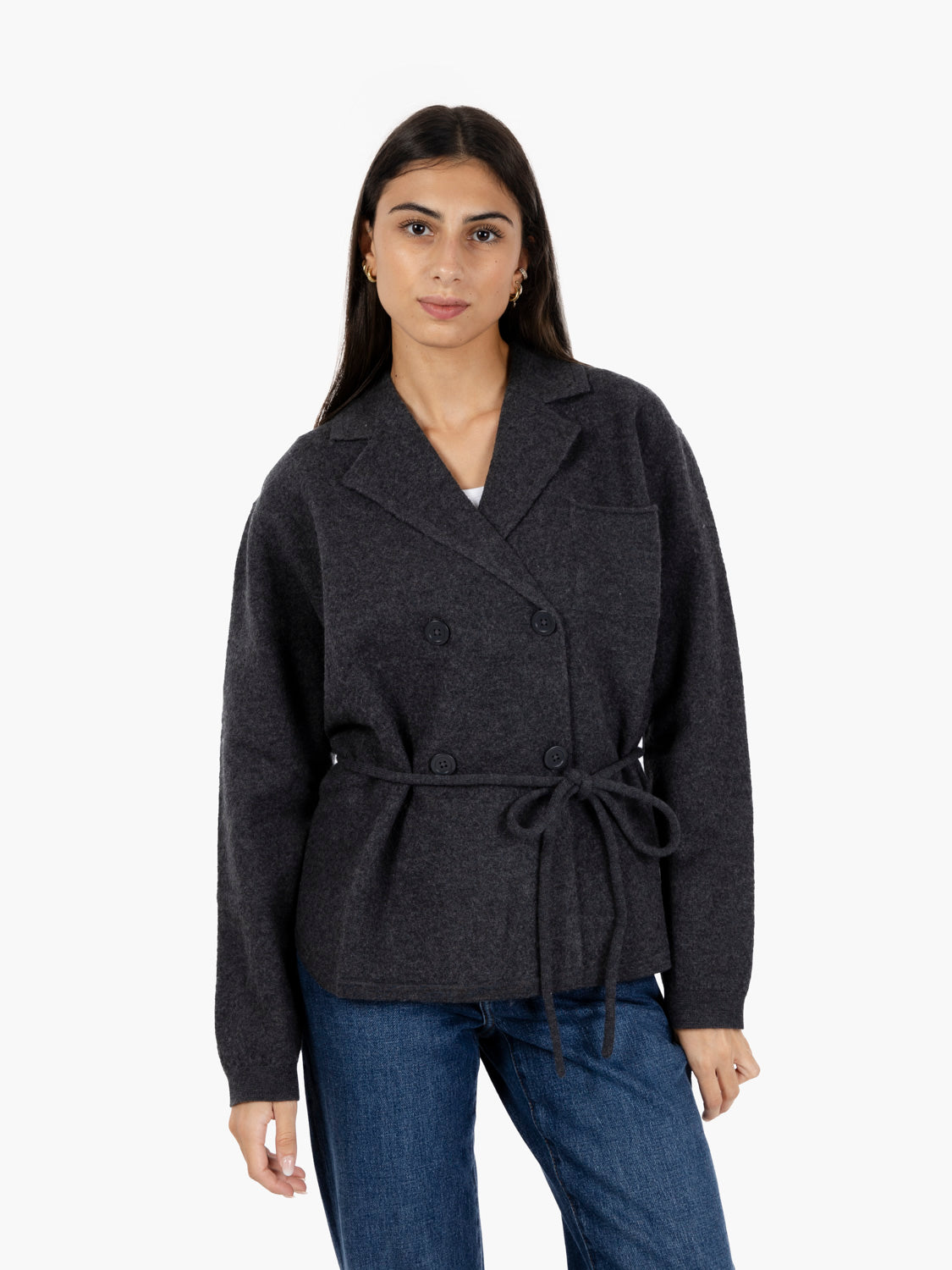 Giacca in maglia Graciana antracite