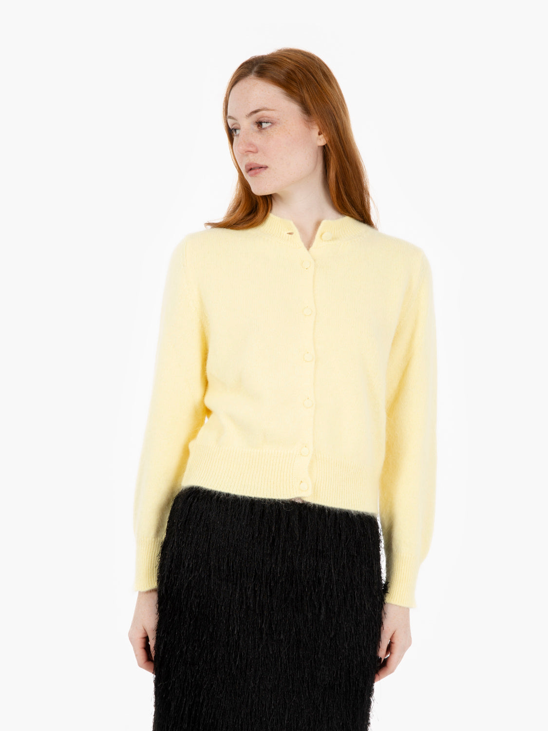 Cardigan mohair pulcino