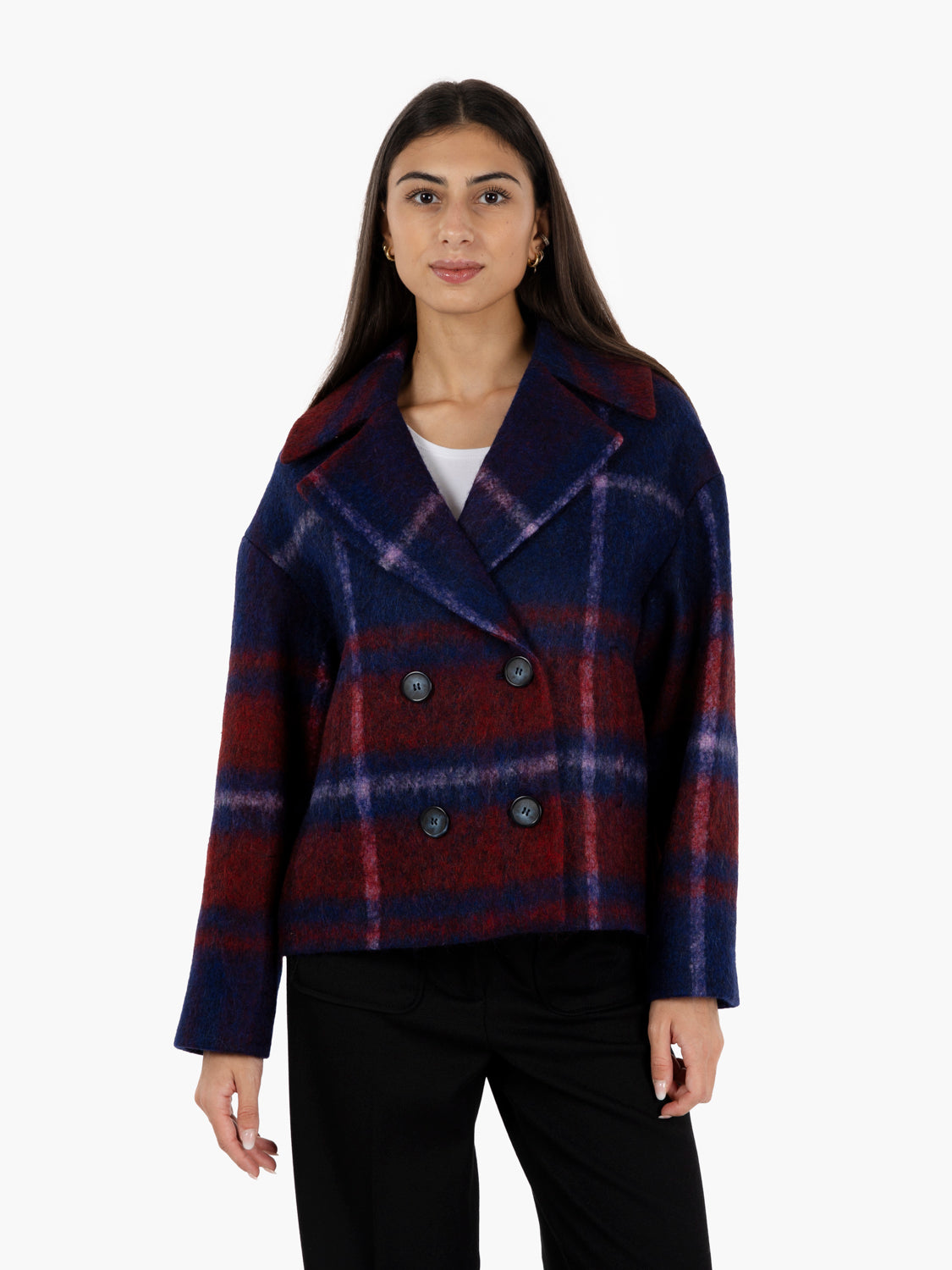 Cappotto Iris Danaplad blu