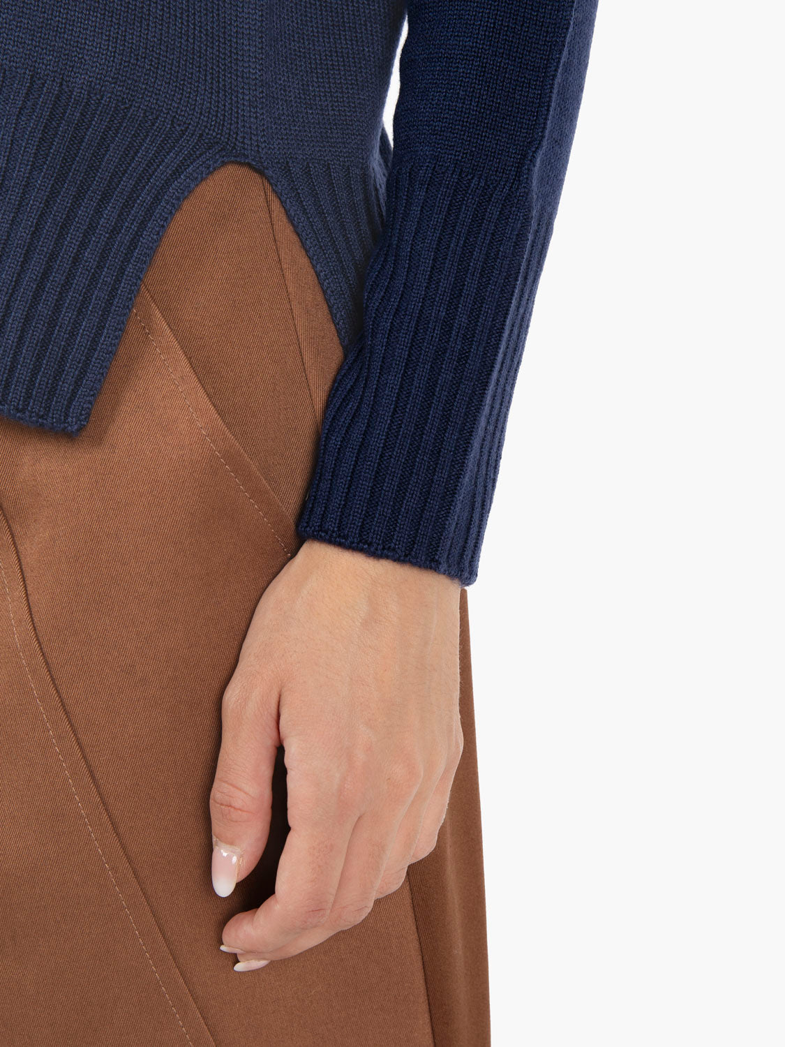 Maglione girocollo blu navy