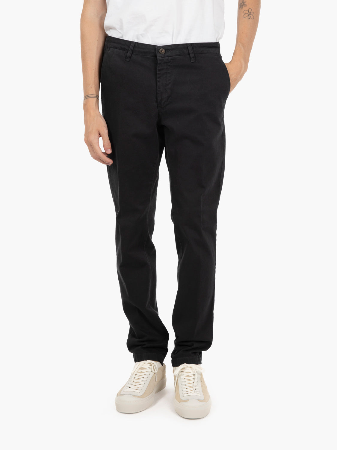 Pantalone chino nero