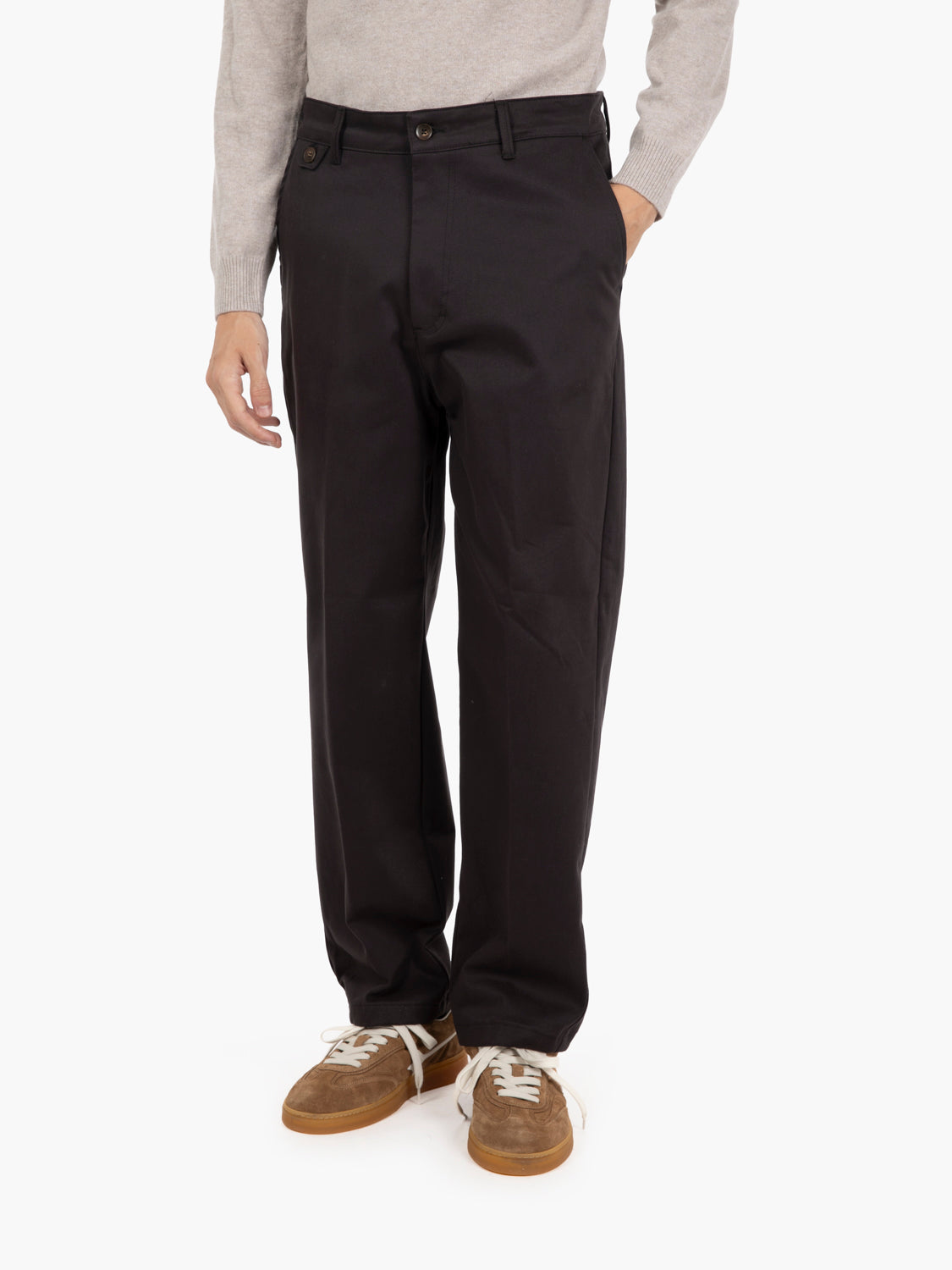 Pantaloni dritti neri