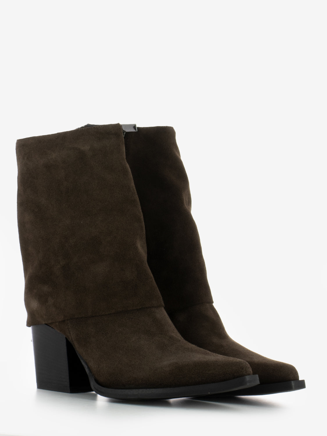 Stivaletti texani con ghetta testa di moro