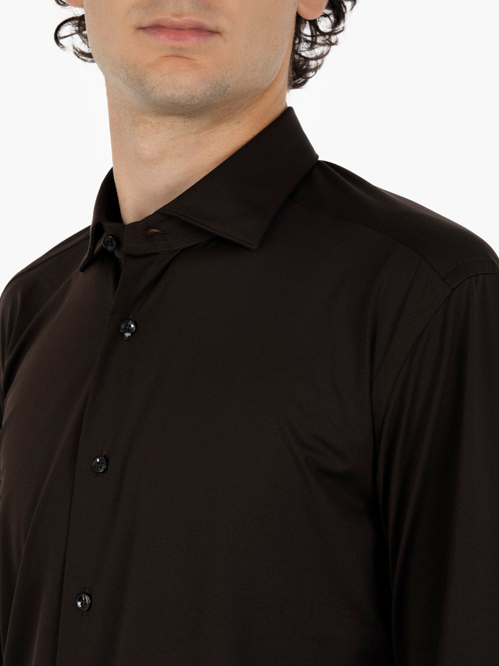 Camicia active tailor fit moro